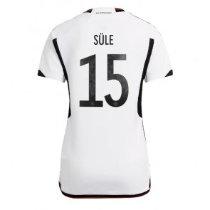 Tyskland Niklas Sule #15 Hjemmebanetrøje Dame VM 2022 Kort ærmer